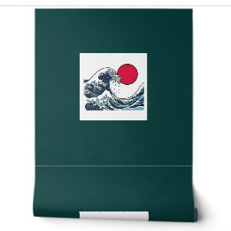 Olas del Océano Suaves Papel Pintado Japonés Ukiyo
