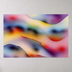 "Olas fraccionadas" arte abstracto contemporáneo