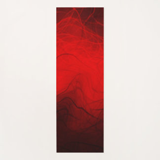 Olas Lineales Rojas - Yoga Mat