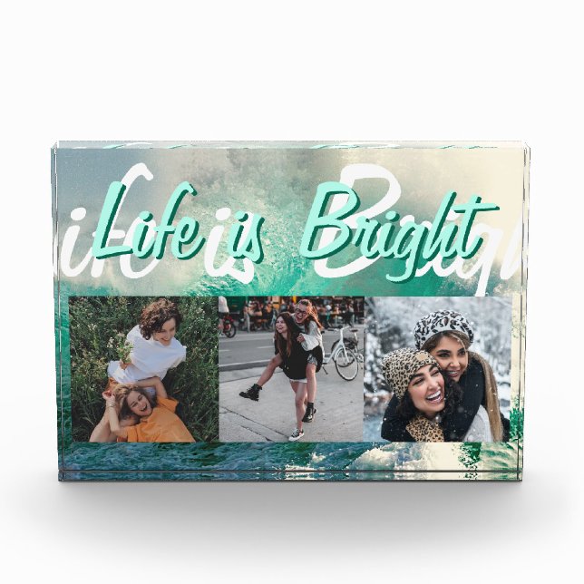 Olas oceánicas celebran bloqueo de fotos de la vid (Anverso)