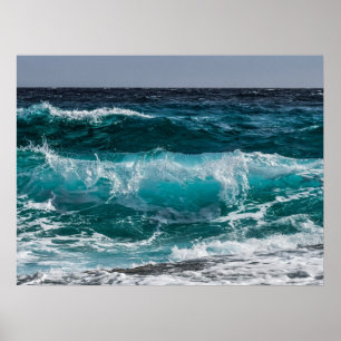 Olas oceánicas posters
