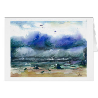 Olas oceánicas potentes