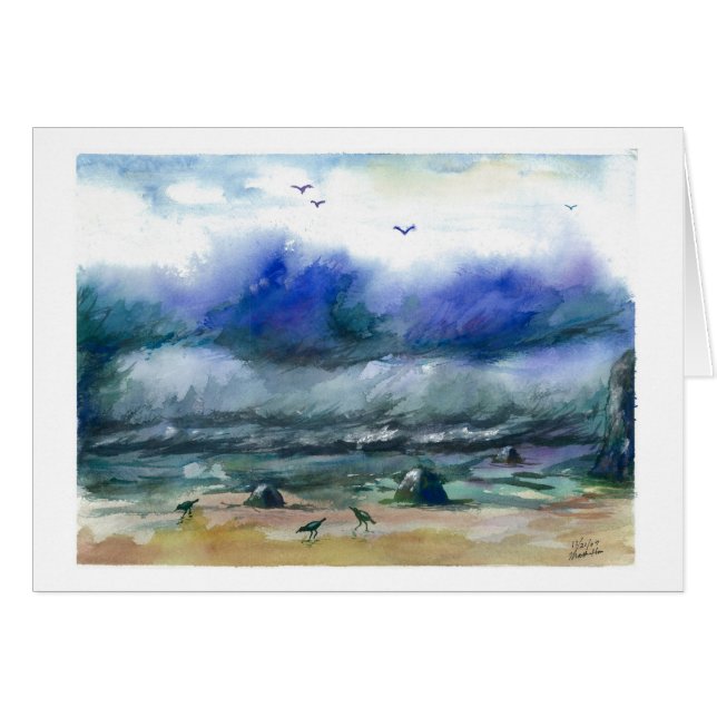 Olas oceánicas potentes (Anverso (Horizontal))