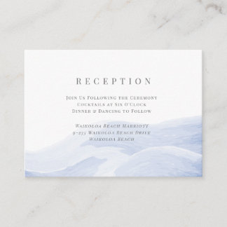 Olas oceánicas - Tarjeta de gabinete de detalles