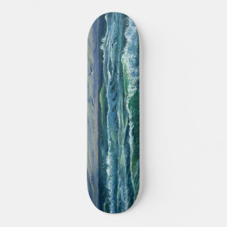 Olas tumultuosas: Cubierta de skateboard