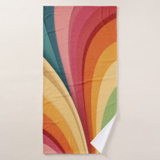 Olas y formas coloridas en diseño