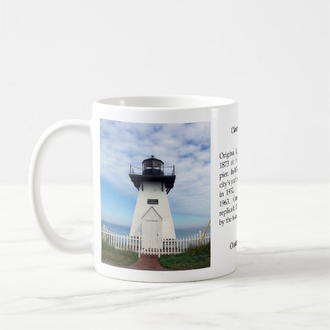 Olcott Lighthouse taza de café (Izquierda)