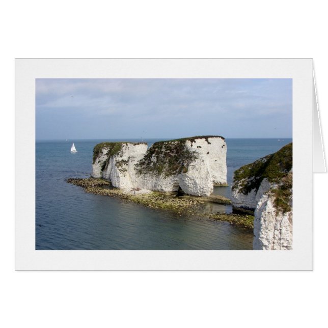 Old Harrys Rocks, costa Dorset. (Anverso (Horizontal))