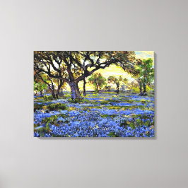 Old Live Oak Tree and Bluebells - Arte Onderdonk