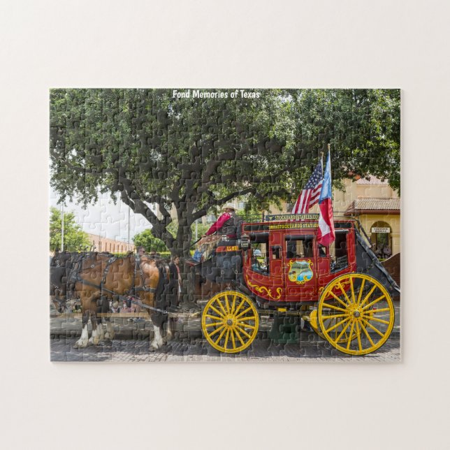 Old Stagecoach Texas. Rompecabezas (Horizontal)