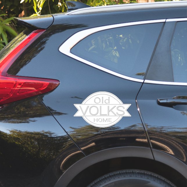 Old VOLKS Home Pegatina (Lado del coche)