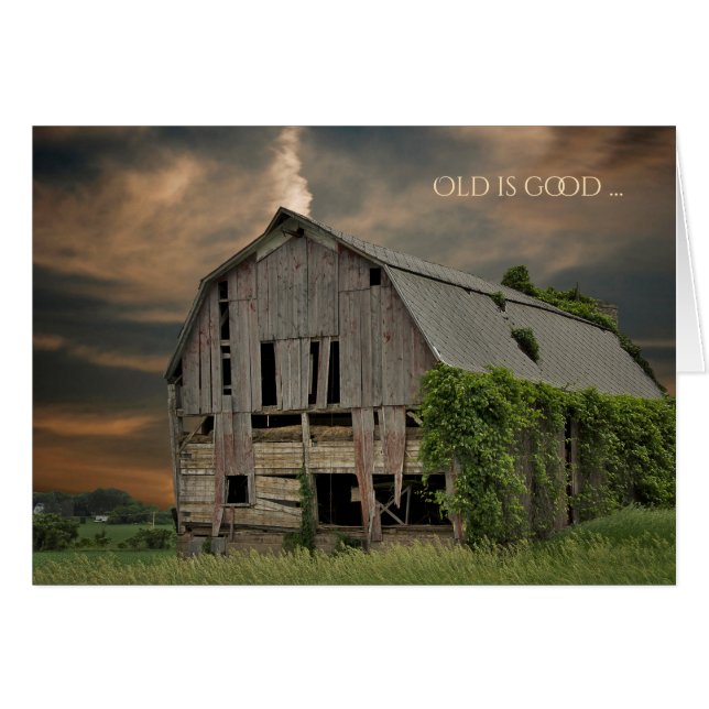 Old Weathered Barn (Anverso (Horizontal))