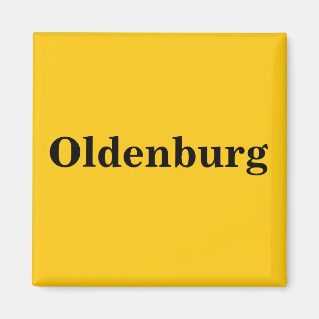 Oldenburg   imán escudo oro Gleb (Frente)