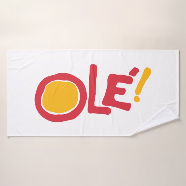 ¡Ole! (Toalla de baño)