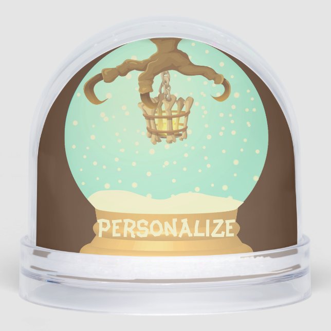 Oleuza talón y lámpara de araña de hueso caída glo (Anverso)