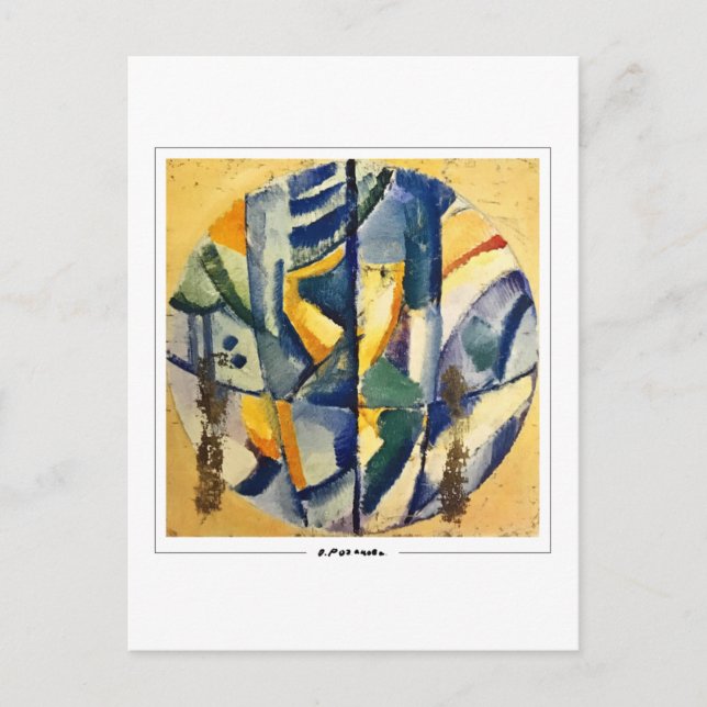 Olga Rozanova #92 - Tarjeta postal de arte fino (Anverso)