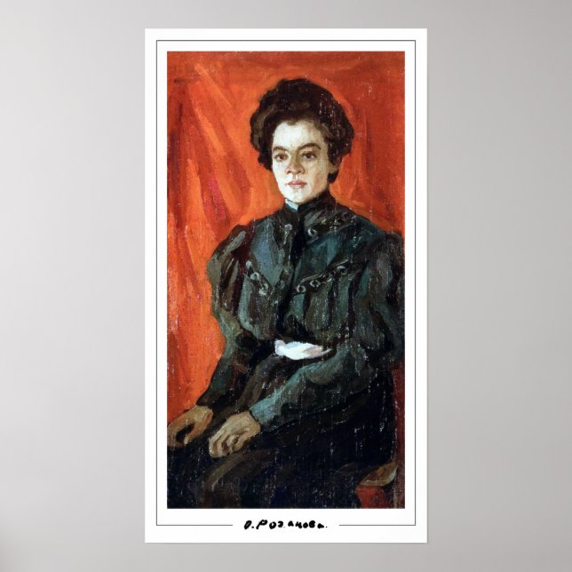 Olga Rozanova Zedign cartel de arte #121 (Frente)