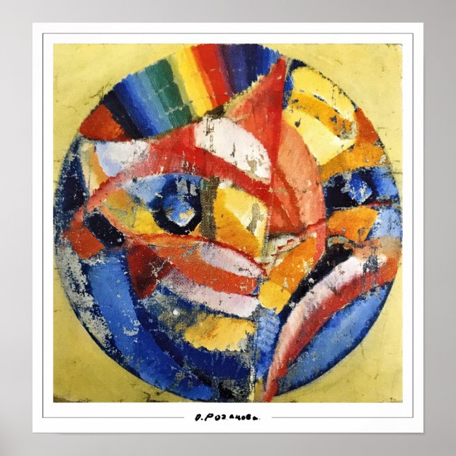 Olga Rozanova Zedign Poster de arte #2 (Frente)