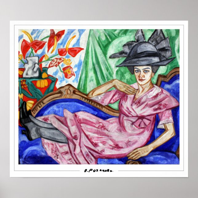 Olga Rozanova Zedign Poster de arte #9 (Frente)