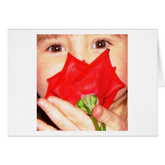 Olía la tarjeta de Rosas