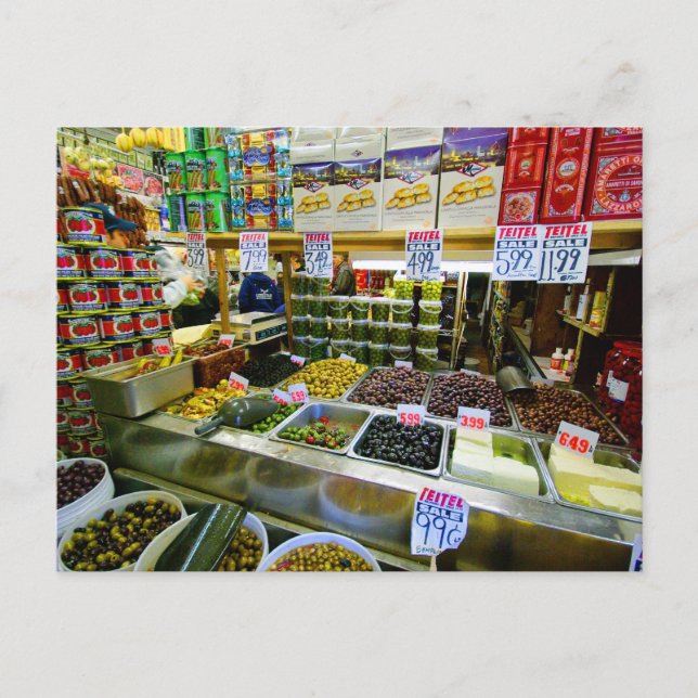 Ólimes y queso en la postal de la Avenida Arthur (Anverso)