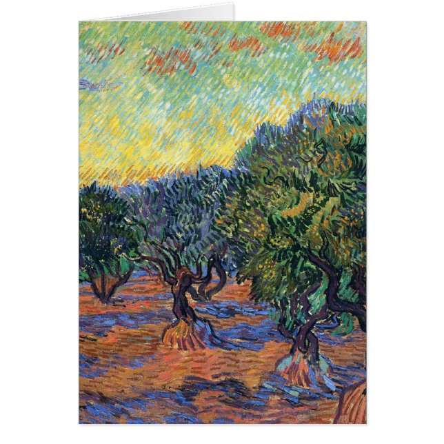 Olivar de Vincent Van Gogh Impresionismo Arte (Frente)
