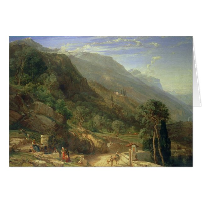 Olivares en Varenna, lago Como, Italia, 1861 (o (Anverso (Horizontal))