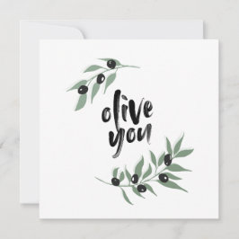 Olive branch wreath te amo | carta del olivo