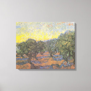 Olive Trees de Van Gogh Cielo Amarillo Arte