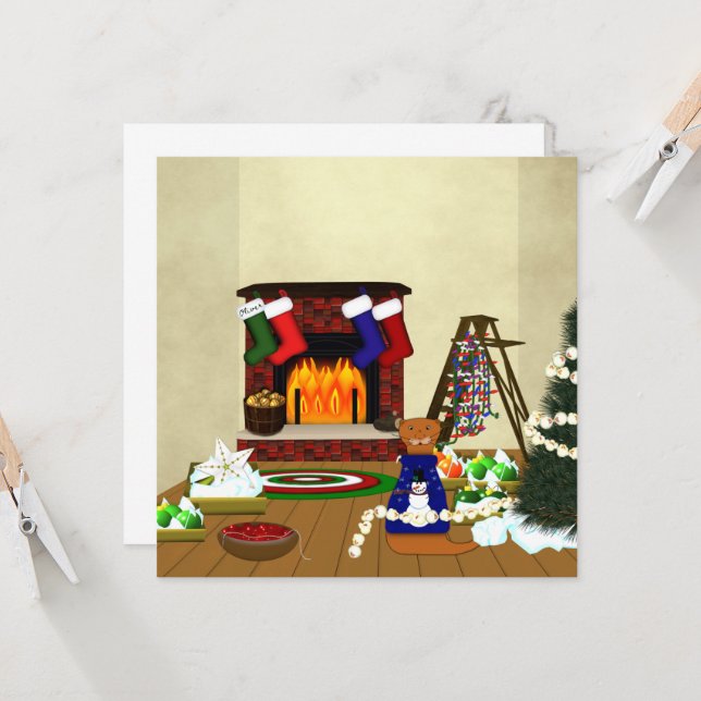 Oliver decora para Navidad (Anverso/Reverso In Situ)