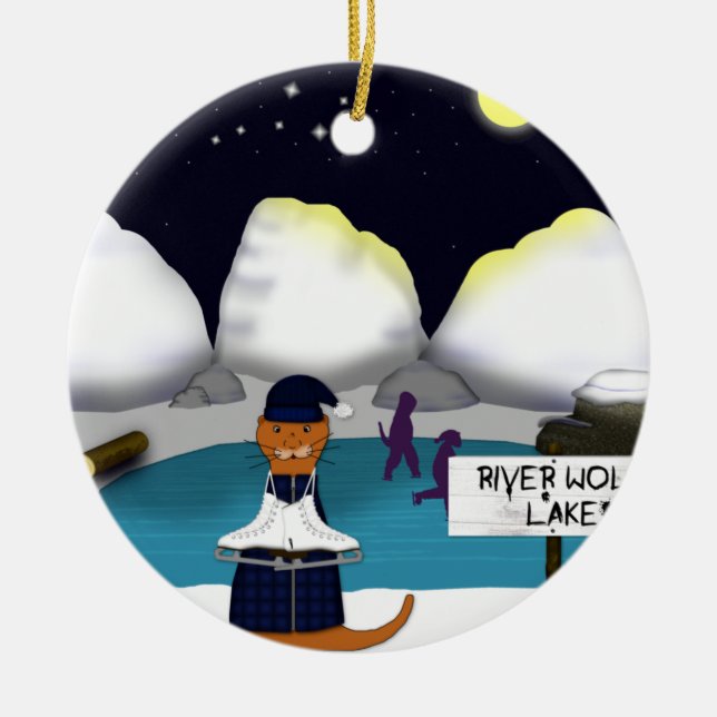 Oliver Patines Otter en el ornamento cerámico del  (Frente)