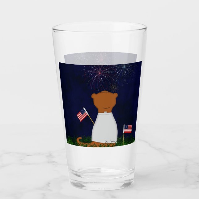 Oliver The Otter Watching Fireworks (Anverso)