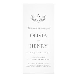 Olivia Elegant Programa Simple De Bodas Dobles