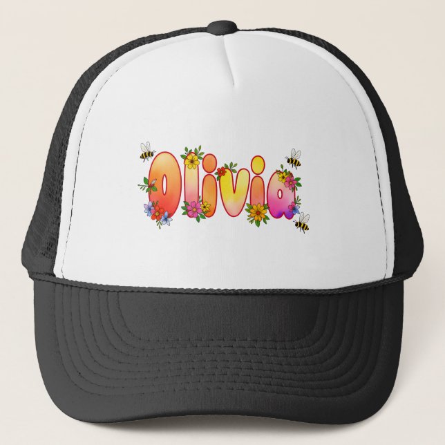 Olivia - gorras personalizadas para ella (Anverso)