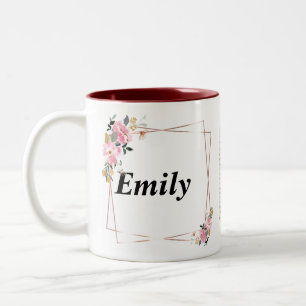 Olivia nombra a Mug - Copa de café Personalizado c