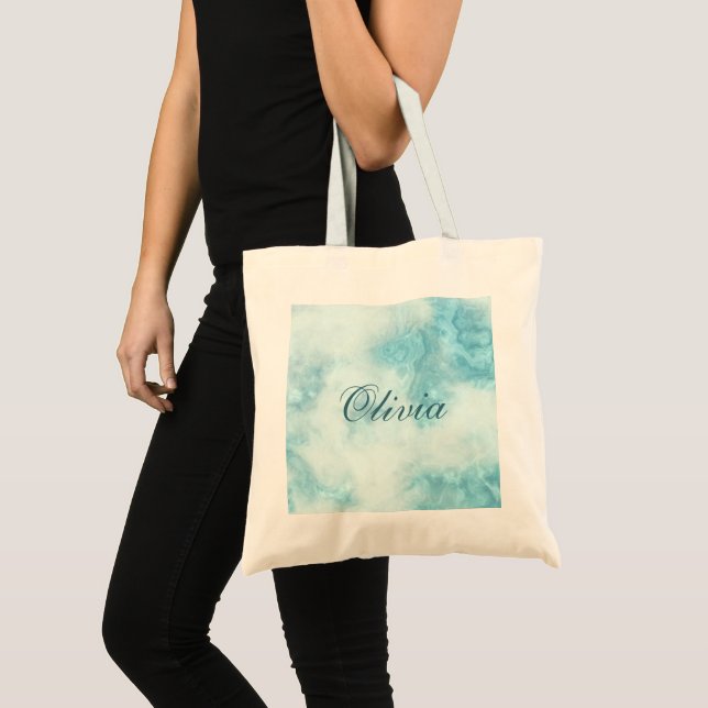 Olivia Personalizado tote tela lienzo bolsa de com (Anverso (producto))