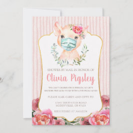 Olivia Pigsley Baby Shower por invitación por corr