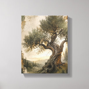 Olivo de Memoria Verde – Arte de Pared Verde Bosqu