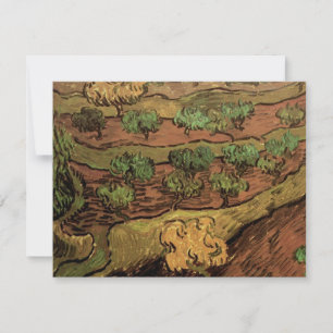 Olivos de Van Gogh contra la ladera de una colina