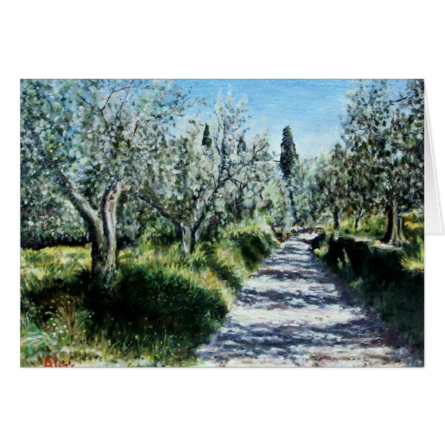 OLIVOS EN LA TOSCANA (Anverso (Horizontal))
