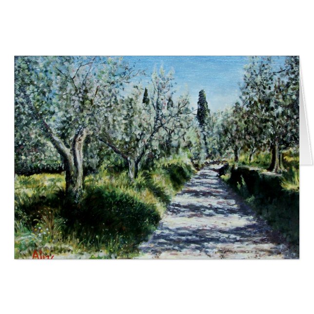 OLIVOS EN RIMAGGIO (Anverso (Horizontal))