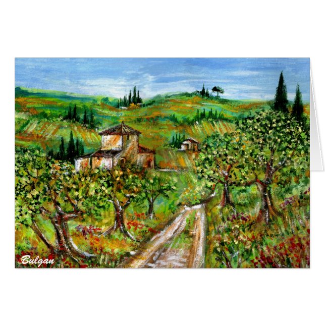 OLIVOS EN TOSCANA (Anverso (Horizontal))