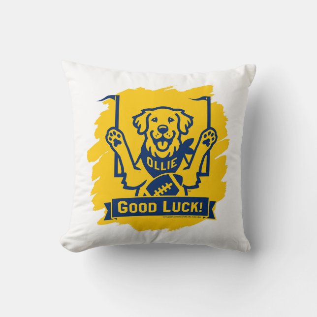 Ollie la afortunada almohada del perro (Anverso)