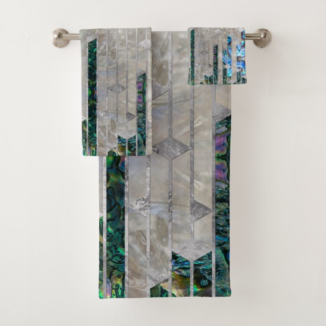 Olmo geométrico y nacarado abstractos (In situ)