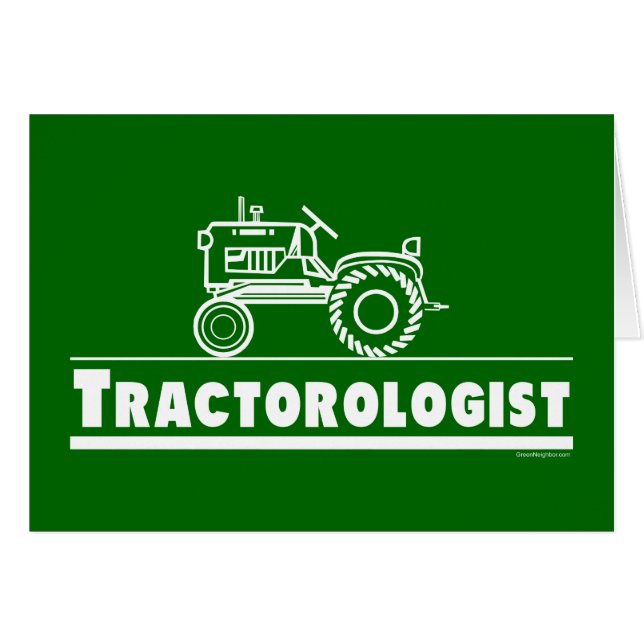 Ología del tractor verde (Anverso (Horizontal))