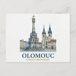 Olomouc República Checa Tarjeta Postal de Viaje Mi