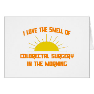 Olor a cirugía colorrectal por la mañana