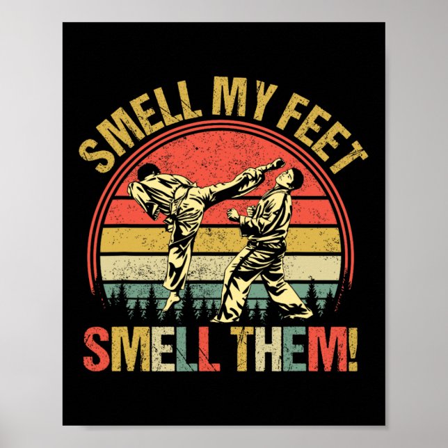 Olores Mis Pies Karate Huelen El Comit Del Arte Ma (Frente)