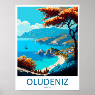 Ölüdeniz Arte de Pared de Viaje Impresión Ölüdeniz