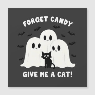 Olvidar los dulces Dame un gato Halloween espeluzn
